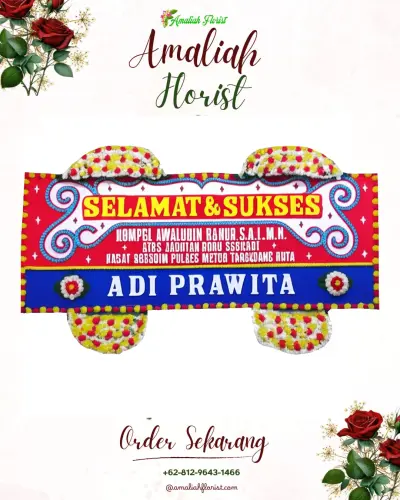 Karangan Bunga Ucapan Selamat di Batung Taba Nan Xx