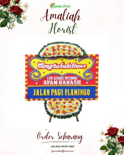 Bunga Papan Congratulation di Batung Taba Nan Xx